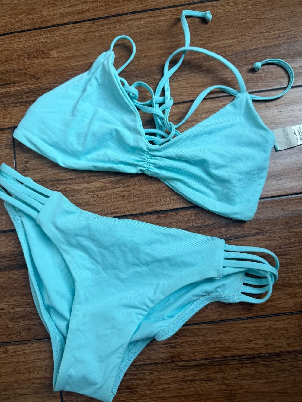 L*space teal small bikini